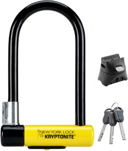 Kryptonite New York Standard Bike U-Lock – Heavy Duty 16mm Shackle, Gold Rated