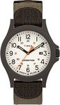 Timex Men's Expedition Acadia 40mm Quartz Fabric Strap, Brown/Tan, 20 Casual Watch (Model: TW4B237009J)