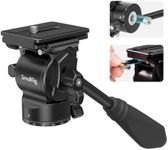 SMALLRIG Tripod Fluid Head, Pan Tilt Head, Video Head with QR Plate for Arca, Lightweight Tripod Head for SmallRig, for K&F Concept Tripod, Camera, for GoPro, Max Load 6.61lbs/3kg - 3259