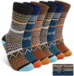 6 Pairs Warm Wool Cotton Socks for 