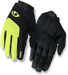 Giro Bravo Gel LF Men's Road Cycling Gloves - Highlight Yellow (2020), Small