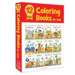 Coloring Books Box Set: Pack of 12 Copy Color Books For Children