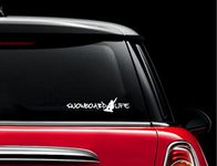 CCI Snowboard Life Snowboarding Decal Vinyl Sticker|Cars Trucks Vans Walls Laptop| WHITE |7.5 x 2.5 in|CCI731