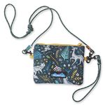 KAVU Renrose Crossbody Wallet with Rope Strap - Fairy Trail