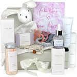 Jasmyn & Greene New Mum to Be Gifts Hamper - 9 Luxury Baby Shower Gifts for Mum and New Born Baby Essentials. Pamper Gifts for Women Pregnancy Gifts for Mum Expecting with Lavender New Mum Gifts