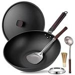 Carbon Steel Wok Pan - 12.9” Wok Pa