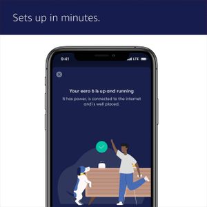 Amazon eero 6 Mesh Wi-Fi Router – Dual-Band Wireless Coverage