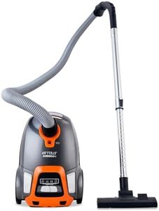 Eureka Forbes Stellar Dry Vacuum Cleaner | 1600 Watts Powerful Suction | Powerful Blower | LED Vario Power | Auto Cord Winder | 2.5 Liters Large Dustbag | 13 Accessories