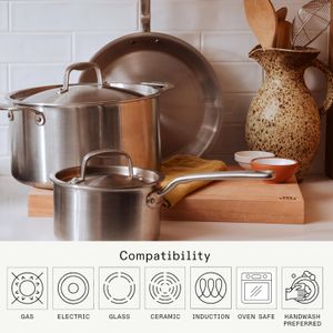 Made In 6-Piece Stainless Steel Cookware Set – Pots and Pans