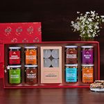 Omay Foods Joyous Wellness Gift Box|Roasted,Healthy Snacks I Corporate Gifts I Gifts For Employees,ClientsIGourmet GiftIHealthy Gift Box I Anniversary Gift I Wedding Gift Hamper I Premium Gift Pack