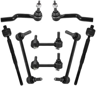 Rockplanet Front End Suspension Kit Compatible With 2008-2014 Cadillac CTS RWD 2WD Inner and Outer Tie Rod and Sway Bar