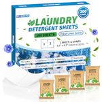 FIXSMITH Laundry Detergent Sheets - 200 Loads (100 Sheets) Fresh Linen Scent - Hypoallergenic,Eco Friendly Laundry Detergent Strips Ultra-Concentrated Travel Detergent Sheets.Plastic-Free,Liquidless.