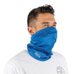 Klein Tools 60439 Cooling Band/Neck Gaiter with Evaporative Performance Knit Fabric, Cools Instantly When Wet, UPF 50 Protection, Blue