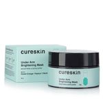 Cureskin Under Arm Brightening Cream Mask with Papaya & Sweet Orange | Dark Underarms & Hyperpigmentation | Under Arm Whitening Cream for Women & Men | Under arm Dark Removing Cream