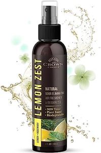The Crown Choice Air Freshener Spray (1PK) — Lemon Zesty Non-Toxic Air Freshener for Home — Natural Essential Oil Spray and Odor Eliminator — Deodorizer for Home/Toilet/Room/Lounge 4oz