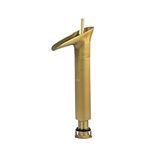 MIDUSO Faucet04 Brass Vessel Sink Faucet, 12.2 x 2 x 6.3, Bathroom Sink Faucet Single Hole, Basin Hot and Cold Taps, Single Handle Faucet