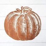 Die Cut Pumpkin Paper Placemat Set of 12 American Made