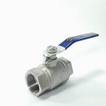 SS 304 IC Ball Valve Screwed End (20mm (3/4 Inch))
