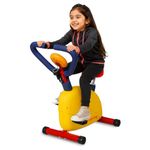 Lifelong Kids Spin Bike | Adjustable Resistance & Seat Height | Indoor Exercise Bike for Boys & Girls Ages 3-12 | Multifunction Pedometer & Ergonomic Foam Seat| Kids Home Gym Fitness Equipment