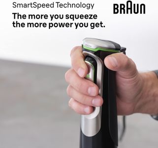 Braun MultiQuick 9 Hand Blender – Powerful Stainless Steel Immersion Mixer