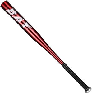 Batte de Baseball Aluminium 34 Pouces Rouge Batte Base-Ball métal antidérapante Adulte Pro Léger pour Exercice Joueurs Jeu Homme Femme 86cm de Longueur Solide Durable à la Mode