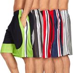 DARESAY 5 Pack Mens Shorts – Men's Activewear Performance Athletic Shorts with Pockets for Basketball Gym Sports Training – Up to 3XL