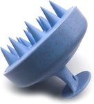 RENESMEE Scalp Massager Shampoo Brush - Eco-friendly with Soft Silicon Bristles, Hair Scalp Scrubber, Exfoliator | Dandruff Removal, Prevents Hair loss (Blue)