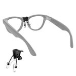 HIBLOKS Eyeglass Nose Pads Compatible with Ray-Ban Meta Smart Glasses Accessories, Silicone Anti Slip Clip-on Glasses Nose Holder for Meta Smart Sunglasses (One-Piece)