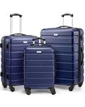 Luggage Sets 3piece, Hardside Lightweight Suitcase Sets with Spinner Wheels,TSA Lock,20/24/28 inches Travel Luggage………