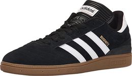 adidas Men's Busenitz Pro Skateboarding, Black/White/Gold Metallic, 7