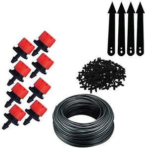 Ascension Agro Drip Irrigation Garden Watering Plants KIT Feeder Line Supply 4mm, Drip Emitters, Pin Connectors & Emitter Stacks