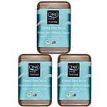 DEAD SEA Salt Mud SOAP 3 PK, Dead Sea Salt, Shea Butter, Argan Oil, Magnesium, Sulfur, Mineral Soap. All Skin Types, Problem Skin. Acne, Eczema, Psoriasis, Natural, Therapeutic, Antibacterial - 7 oz