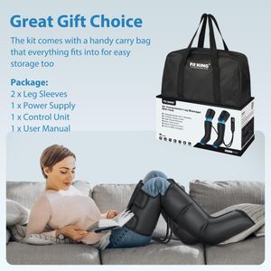 FIT KING Leg Massager Boots – Air Compression for Circulation & Recovery