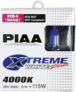 PIAA 19616 HB4-9006 Xtreme White Plus 51=115-Watt Bulb - Twin Pack