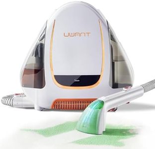 uwant Portable Carpet & Upholstery Cleaner Machine, 15Kpa Powerful Suction Small Handheld Cleaner, Carpet Shampooer for Rug, Couch, Furniture, Pet Stains, Car, Auto Detailer, B100,cream