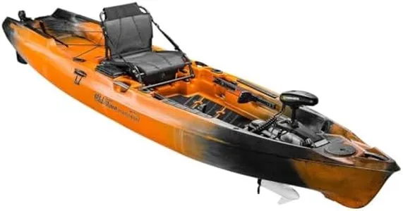 Old Town Sportsman AutoPilot 136 Motorized Fishing Kayak with Minn Kota Trolling Motor (Ember Camo)