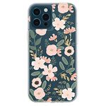 Case-Mate Rifle Paper Co - Case for iPhone 12 Pro Max (5G) - 10 ft Drop Protection - Gold Foil Elements - 6.7 Inch - Wild Flowers (CM043474)