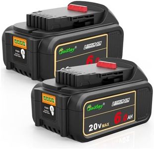 ZLWAWAOL 2 Pack DCB206 20V MAX 6.0Ah Replacement Battery Compatible with Dewalt 20V Battery DCB200 DCB203 DCB204 DCB206 20V DCD/DCF/DCG/DCS Series Cordless Power Tool