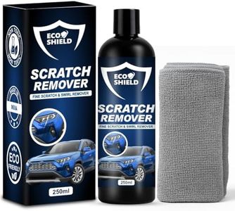 EcoShield Car Scratch Removal 200ml With Microfiber Cloth | Safe For All Color Car | Removes Minor To Mid Level Scratches & Swirl |Scratch Remover With Paint-Safe Formula | Rubbing Compund