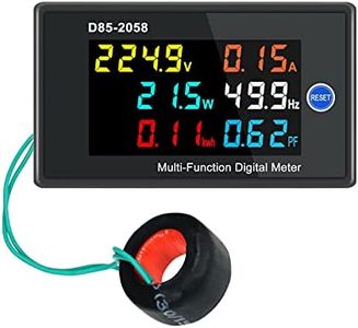 Multi-Function Single Phase Digital Meter LCD Display AC Voltage AC Current Power Frequency Electric Energy Power Factor Measurement Meter