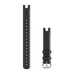 Garmin Replacement Accessory Band for Lily GPS Smartwatch - Black Italian Leather (Large)