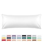 Warmstar Cotton Body Pillow Cover 1 Pack, 600 Thread Count Body Pillow case 20"x54", Long Body Pillow Case Cover Soft Breathable with Envelope Closure,White