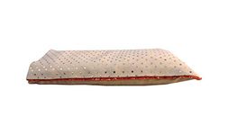 KANYOGA Eye Pillow | Lavender and Flaxseed Filled, Eye Pillow| Washable Outer Cotton Cover (Beige, L 21 X W 11 Cm, Pack Of 1)