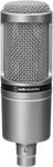 Audio-Technica 2020GM Cardioid Condenser Microphone Silver