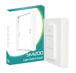 SAMOTECH Switch Cover Compatible with Philips Hue Smart Wireless Dimmer Switch V2 (Single Cover SM200 V2)