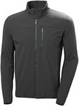 Helly-Hansen Men's Crew Softshell Jacket 2.0, Ebony, S, Ebony, Small