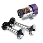 Kleinn 6126 Direct Drive Dual Air Horn Kit for Passenger Car - Chrome