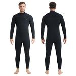 Lemorecn Men’s Surfing Wetsuit Super Stretch Neoprene 4/3mm Chest Zip Full Wetsuit for Men(CA0401-L)