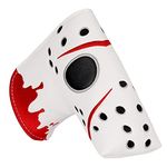 Golf Club Head Covers Blade Putter Cover Hockey Goalie Mask Strong Magnetic Headcovers Strong Protective Golf Club Cover