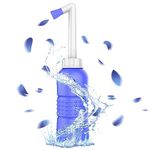 450ml EVA Portable Handheld Travel Bidet Spray Bottle for Personal Hygiene Care (26 x 7 x 7cm, Blue)